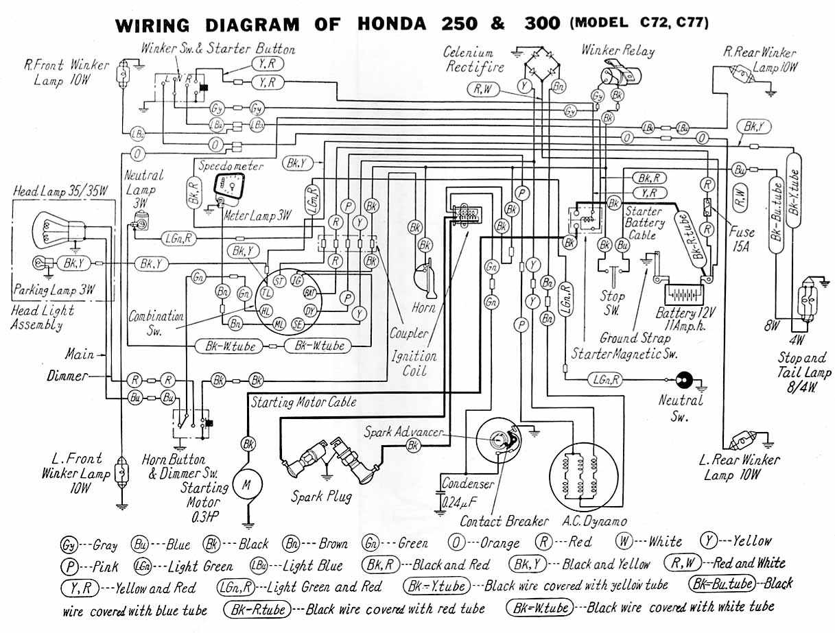 Honda Shadow Wiring Diagram from www.motorcycle-manual.com